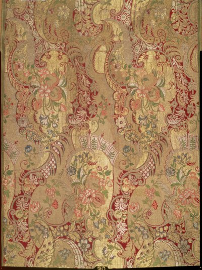 Brocade with exotic pattern, Italian or French, c.1700 by Unknown